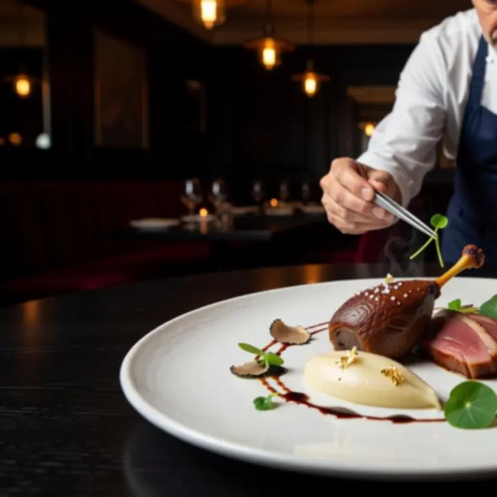 Plat signature gastronomique créé par le chef de Flora Liae